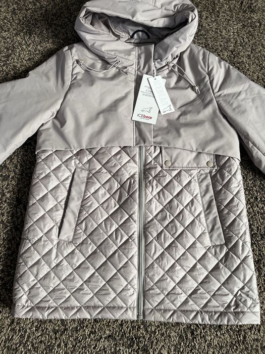 Бежева куртка єврозима М 46