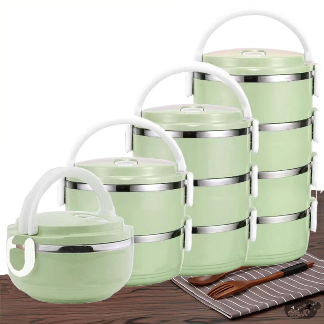 Termos obiadowy 2,8 L pojemnik na żywność lunch box 4 komory czworak