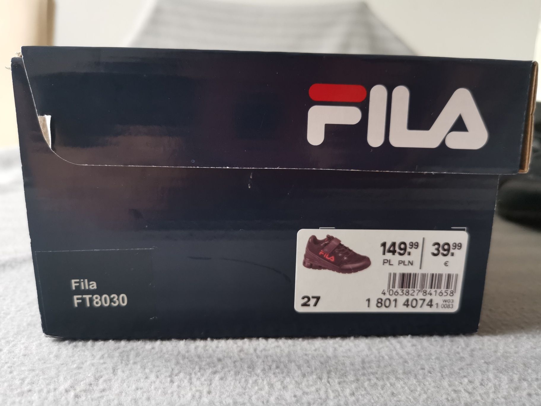 Sprzedam buty dziecięce FILA roz. 27 /adidasy dla chłopca