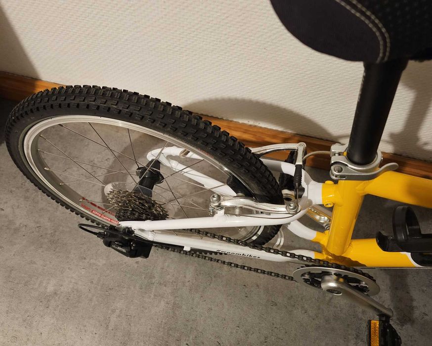 Rowerek dziecięcy Woom 4 - 20'' żółty, jak nowy, gwarancja