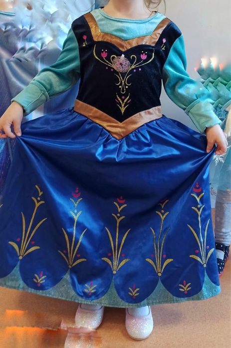 Sukienka ANNA (Kraina Lodu) - Rozmiar 4 Lata (104 cm)