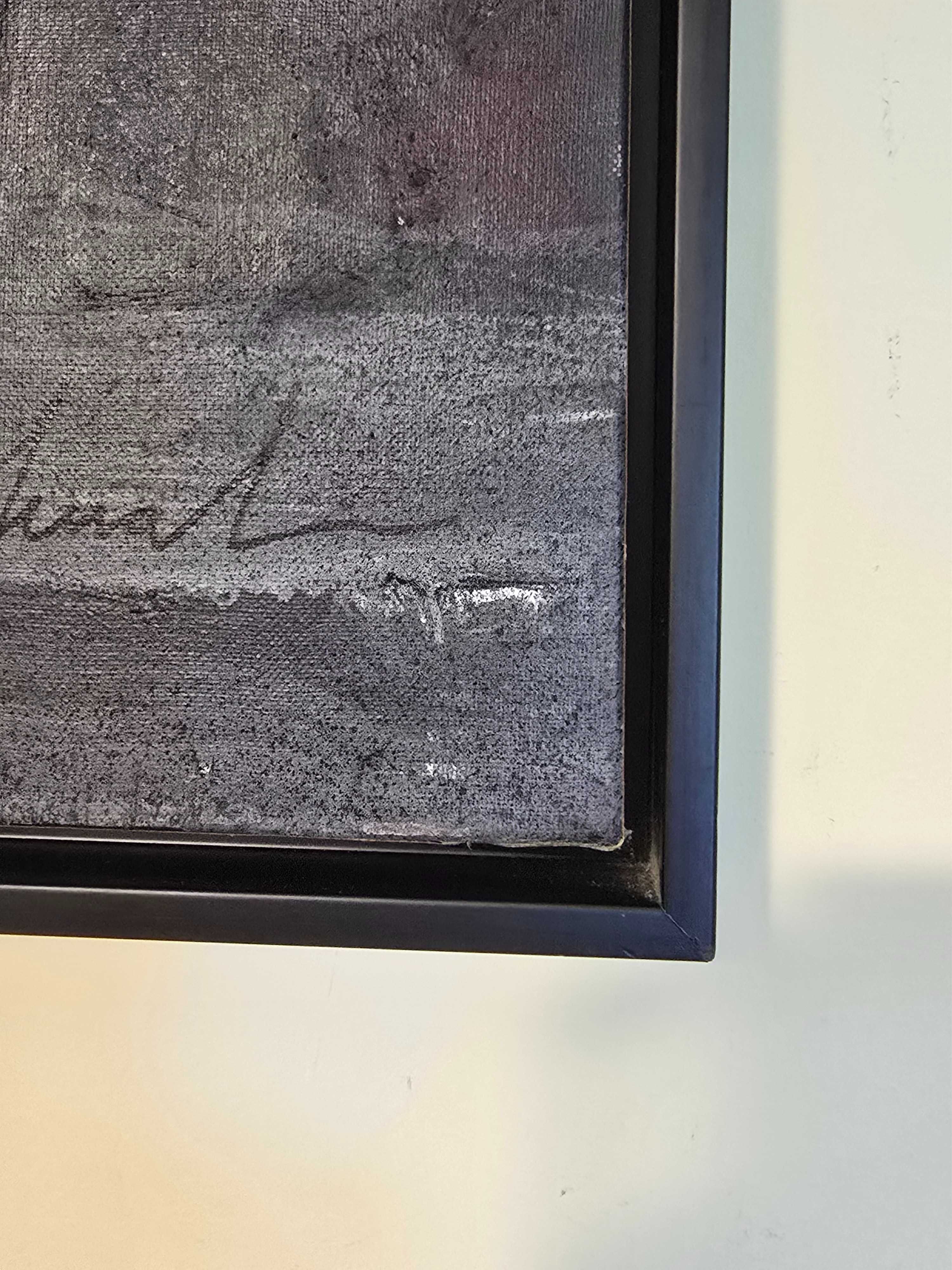 Artur Bual (1926 a 1999) Original Fase Negra 2 Certificado 60 x 80 cm