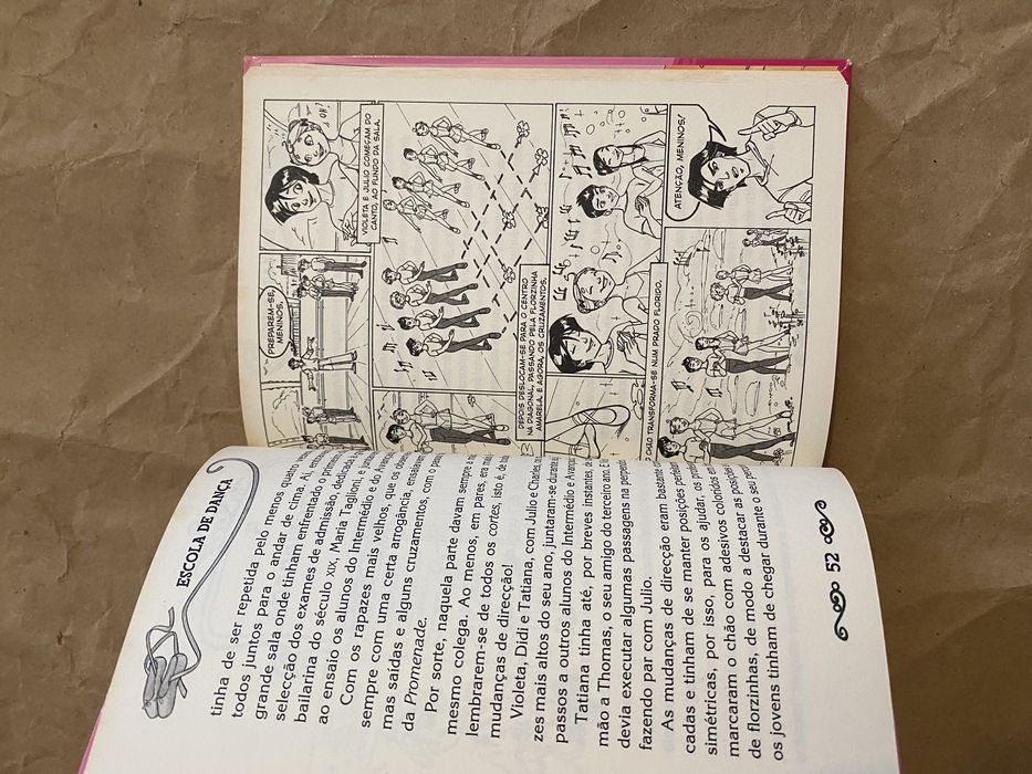 Livro juvenil da coleção Escola de Dança