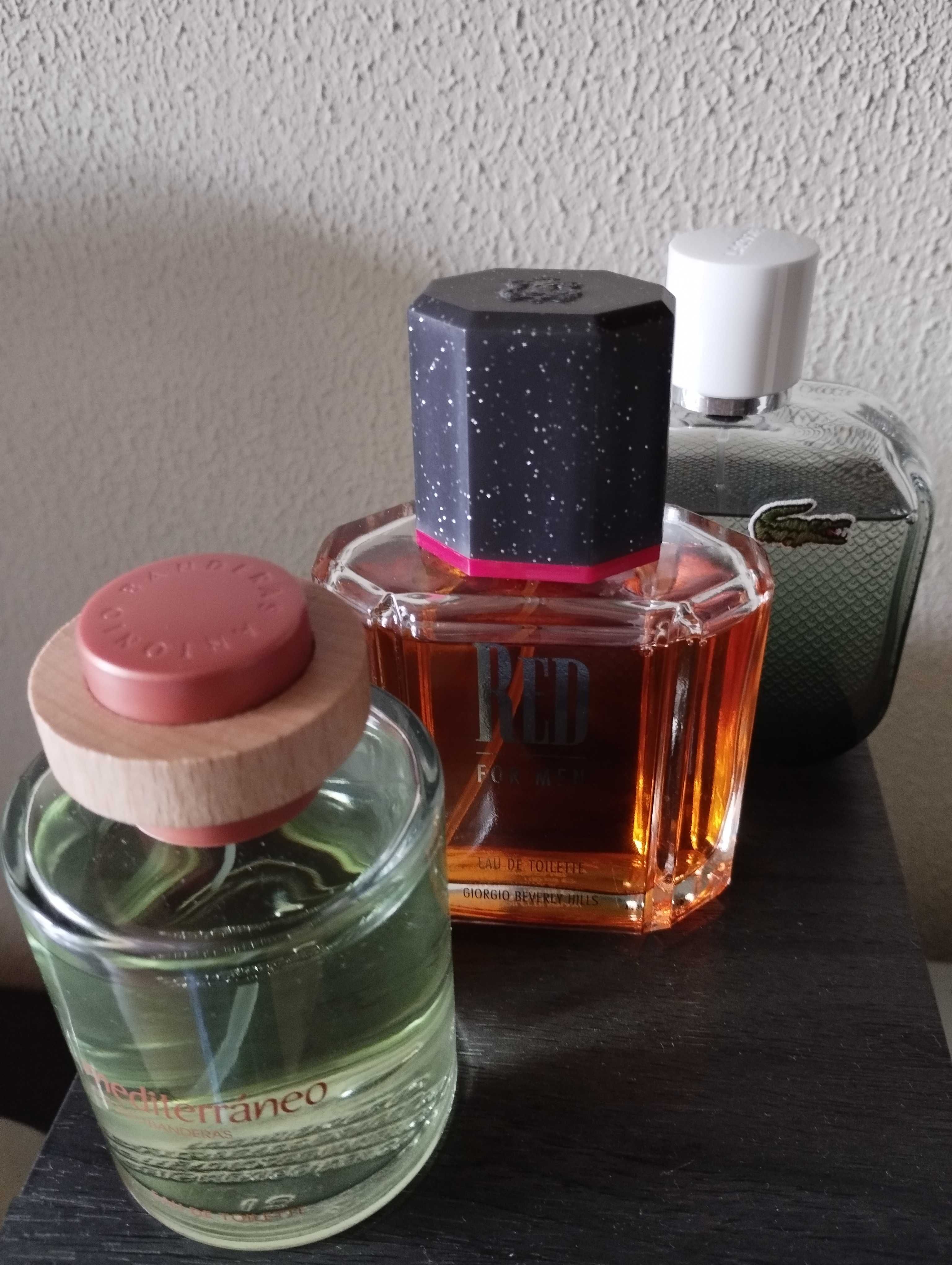 Perfumy zestaw Lacoste, Giorgio Beverly hills, Antonio Banderas