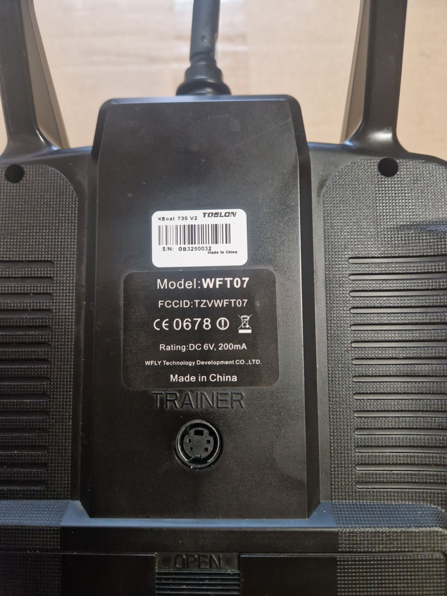 Radio Nadajnik i odbiornik WFLY WFT07 i WFLY WFR07S  2,4 GHZ od Toslon