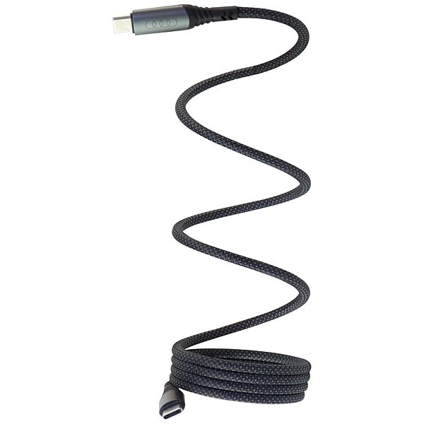 Kabel USB-C / USB-C Audi 2.0/20V 3A 60W - czarny