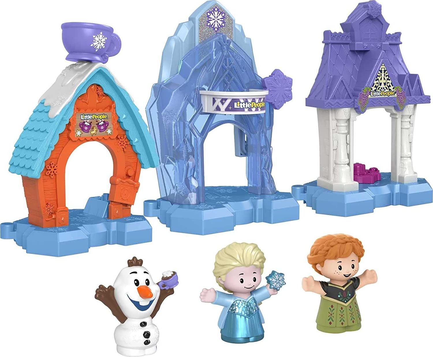 Ігровий набір Крижане серце Fisher price Frozen Олаф, Ганна, Ельза