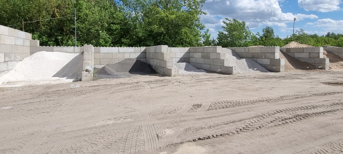 Blok betonowy, system blok , boks, silos, ściana