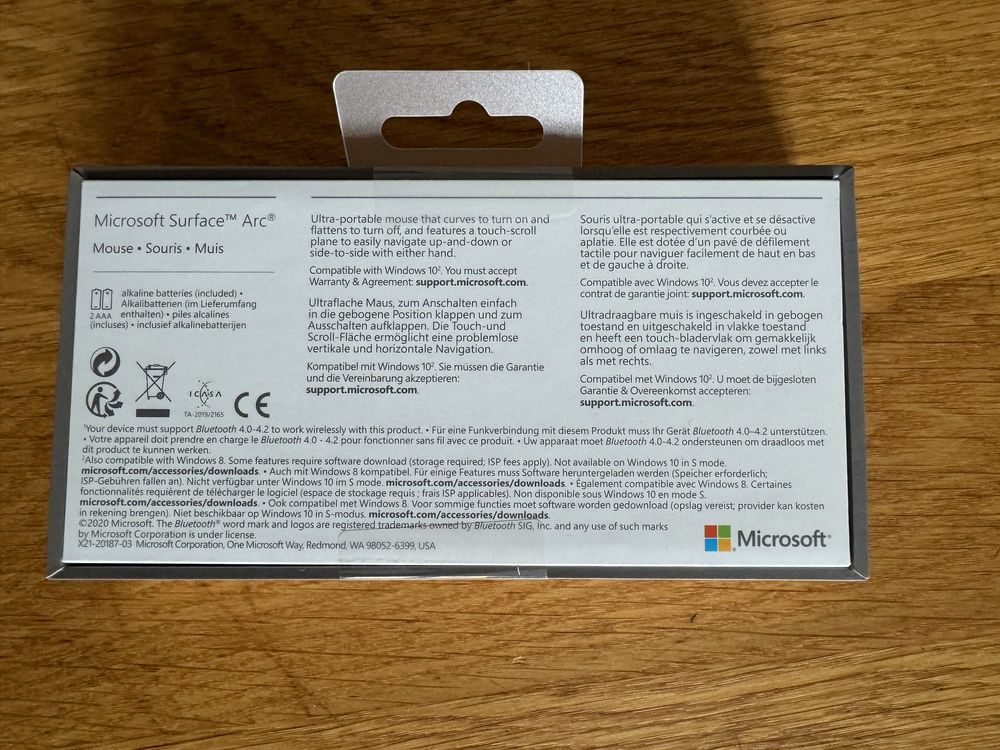 Myszka Microsoft Surface Arc Mouse - Czerwony Mak -NOWA