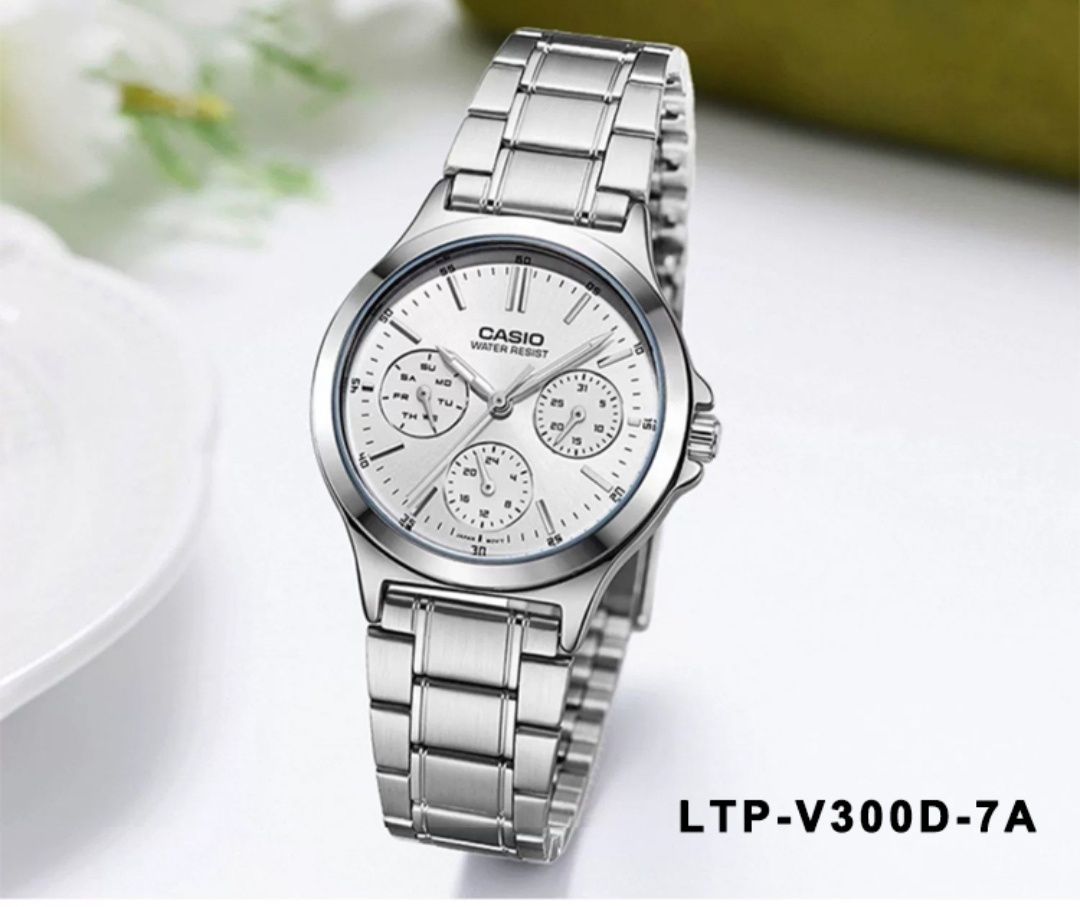 Новые Casio LTP-V300D-7AUDF женские часы