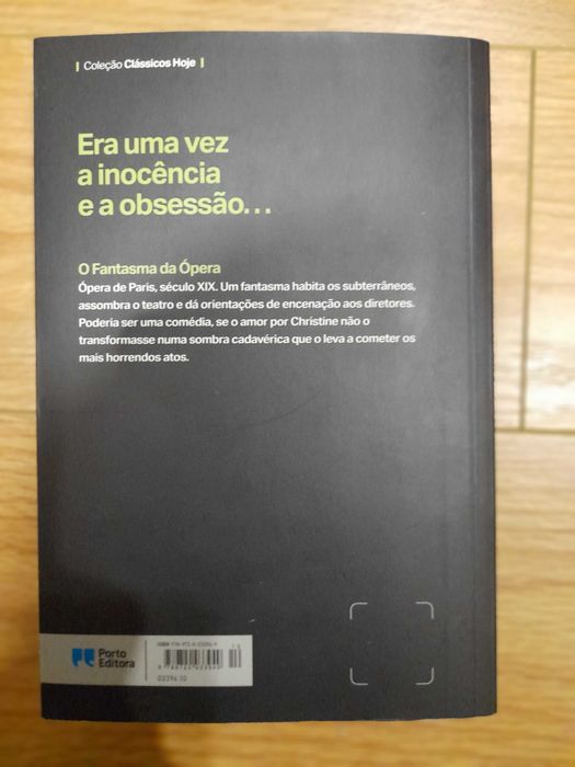Livro - O Fantasma da Ópera - Porto Editora