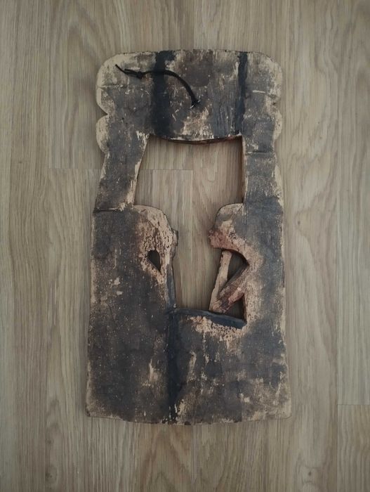 Painel Esculpido Decorativo - Casal Africano