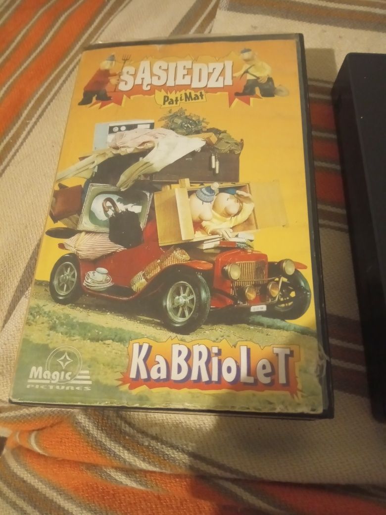 Bajka VHS sąsiedzi pat i mat kabriolet