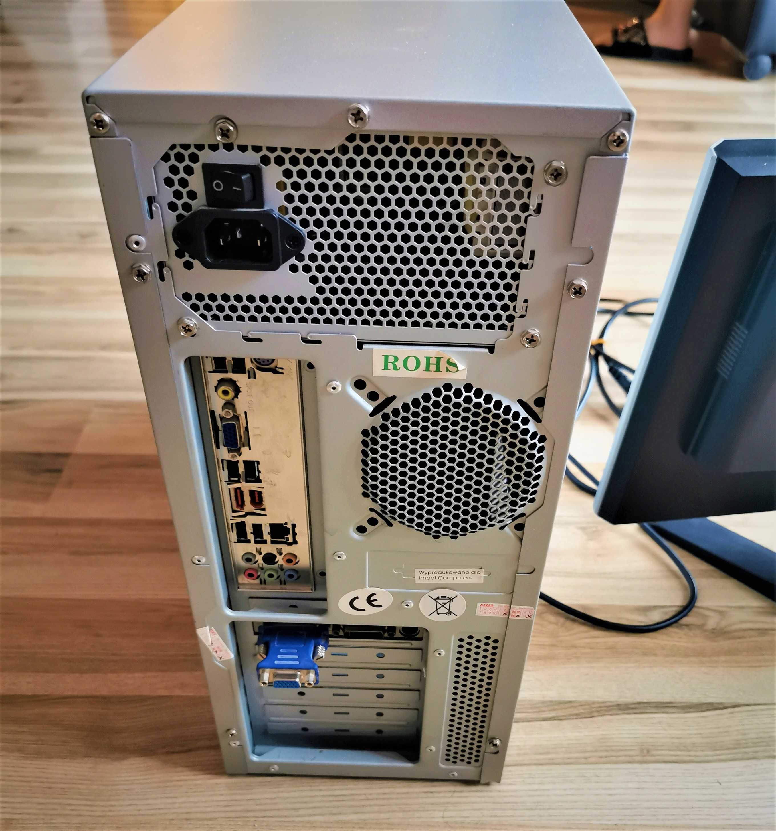 Komputer PC - Intel(R) Core, 2.4GHZ, NVIDIA GeForce 8600 GTS