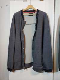 Granatowa bluza rozpinana L niebieska bluza sweter kardigan kurtka L