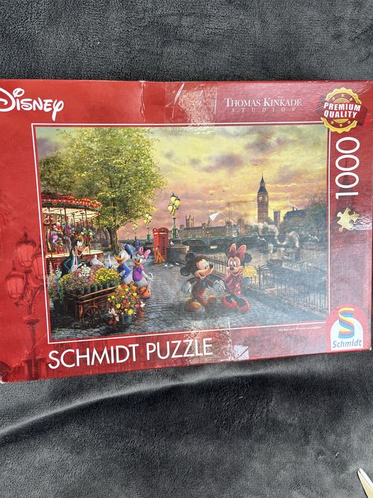 Schmidt Puzzle Mickey and Minnie in London 1000 puzli