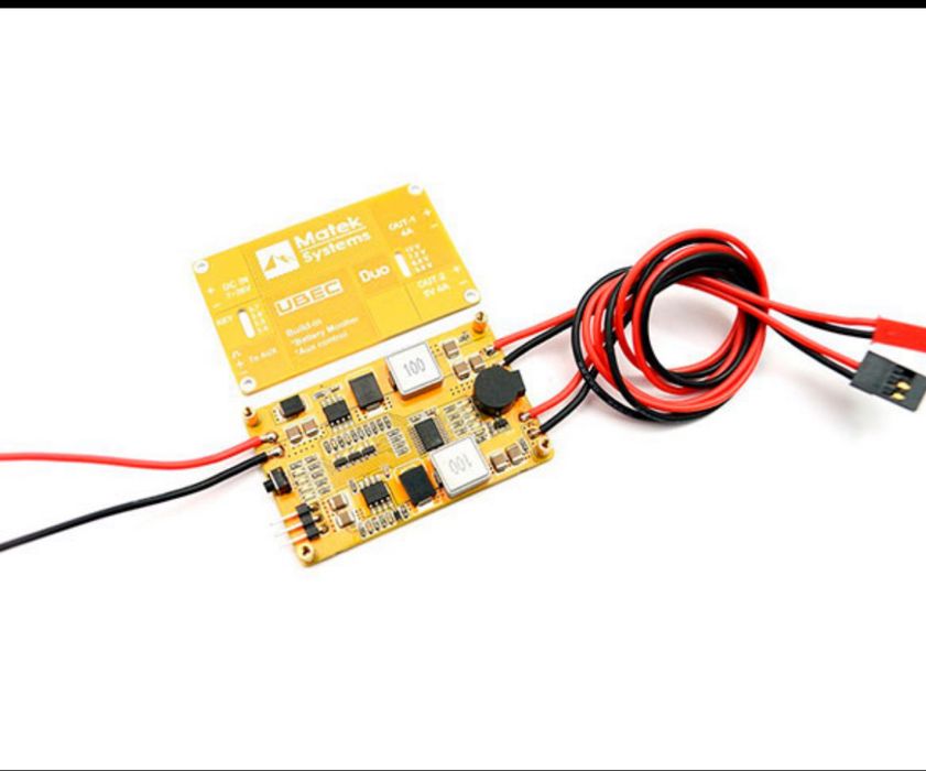 Стабілізатор напруги Matek UBEC DUO, 4A/5-12V & 4A/5V