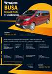 Na wynajem bus Renault Trafic 9 osób