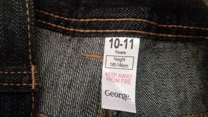 GEORGE NOWE jeansowe spodenki r 140-146 cm