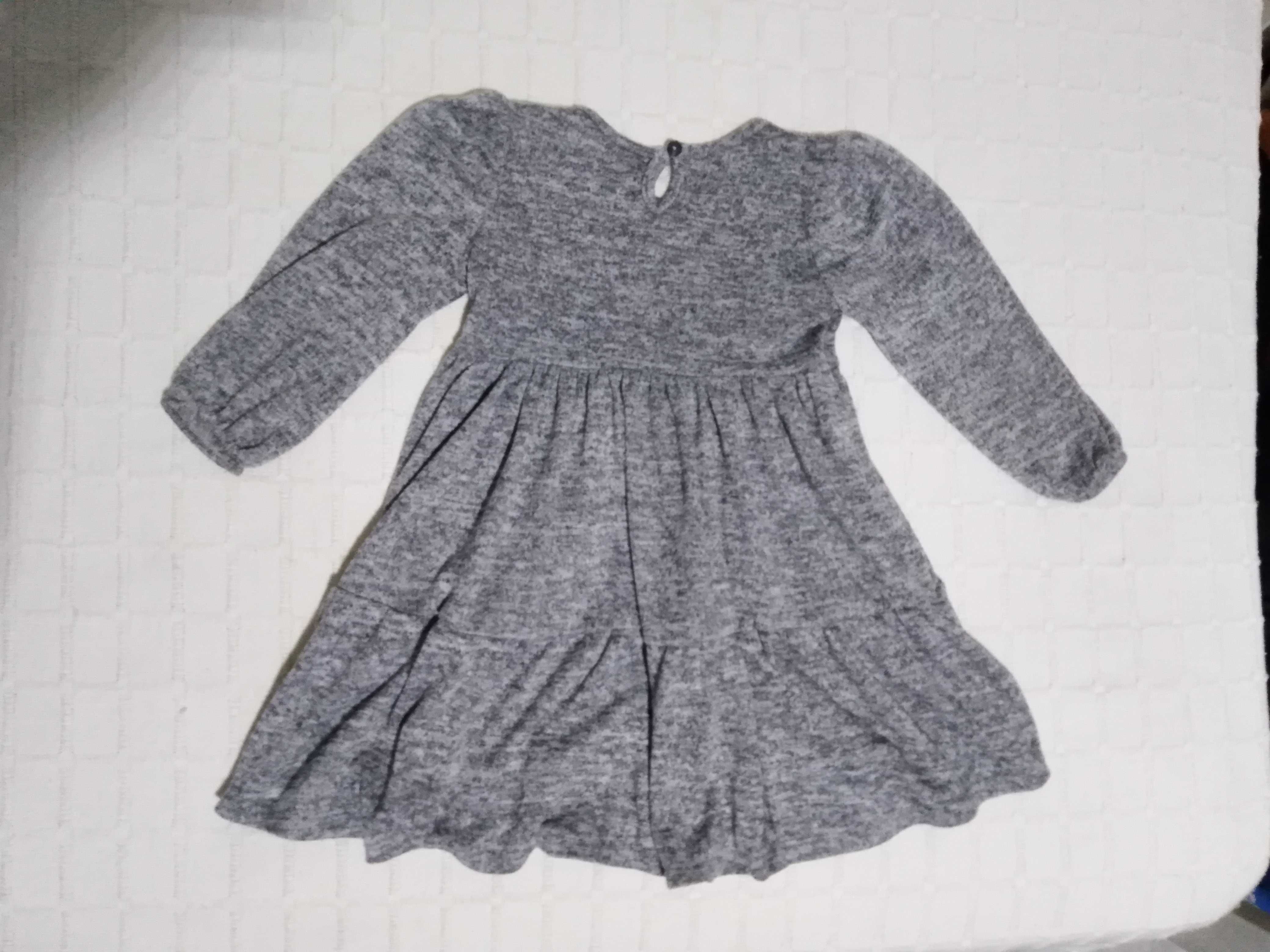 Vestido Criança Cinzento