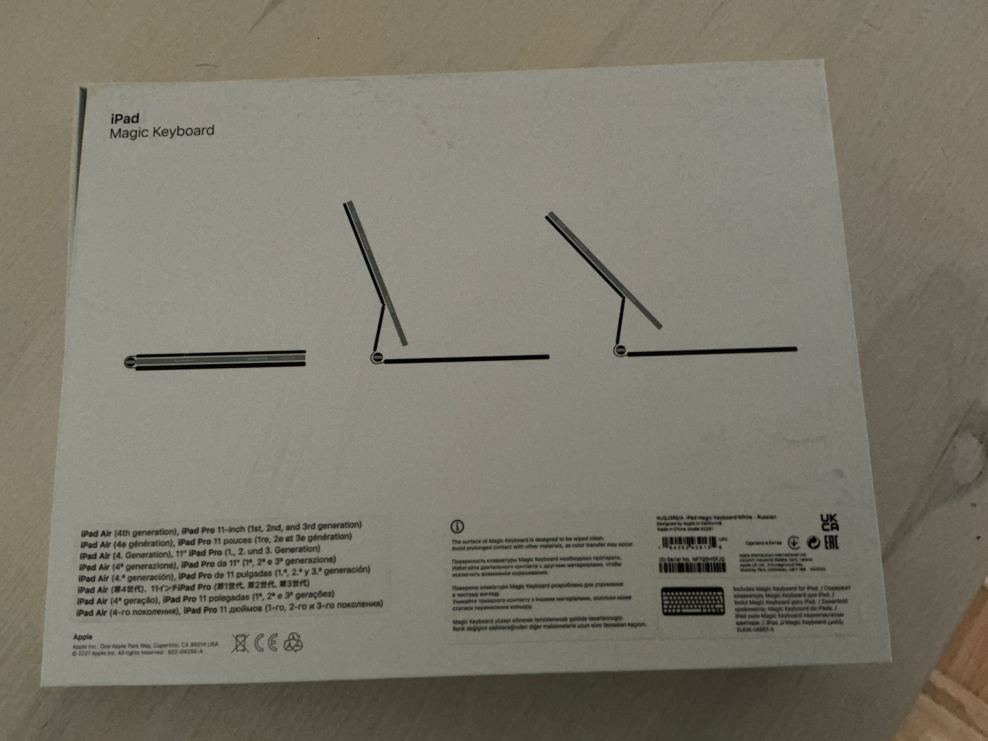 Klawiatura Apple Magic Keyboard cyryliczna