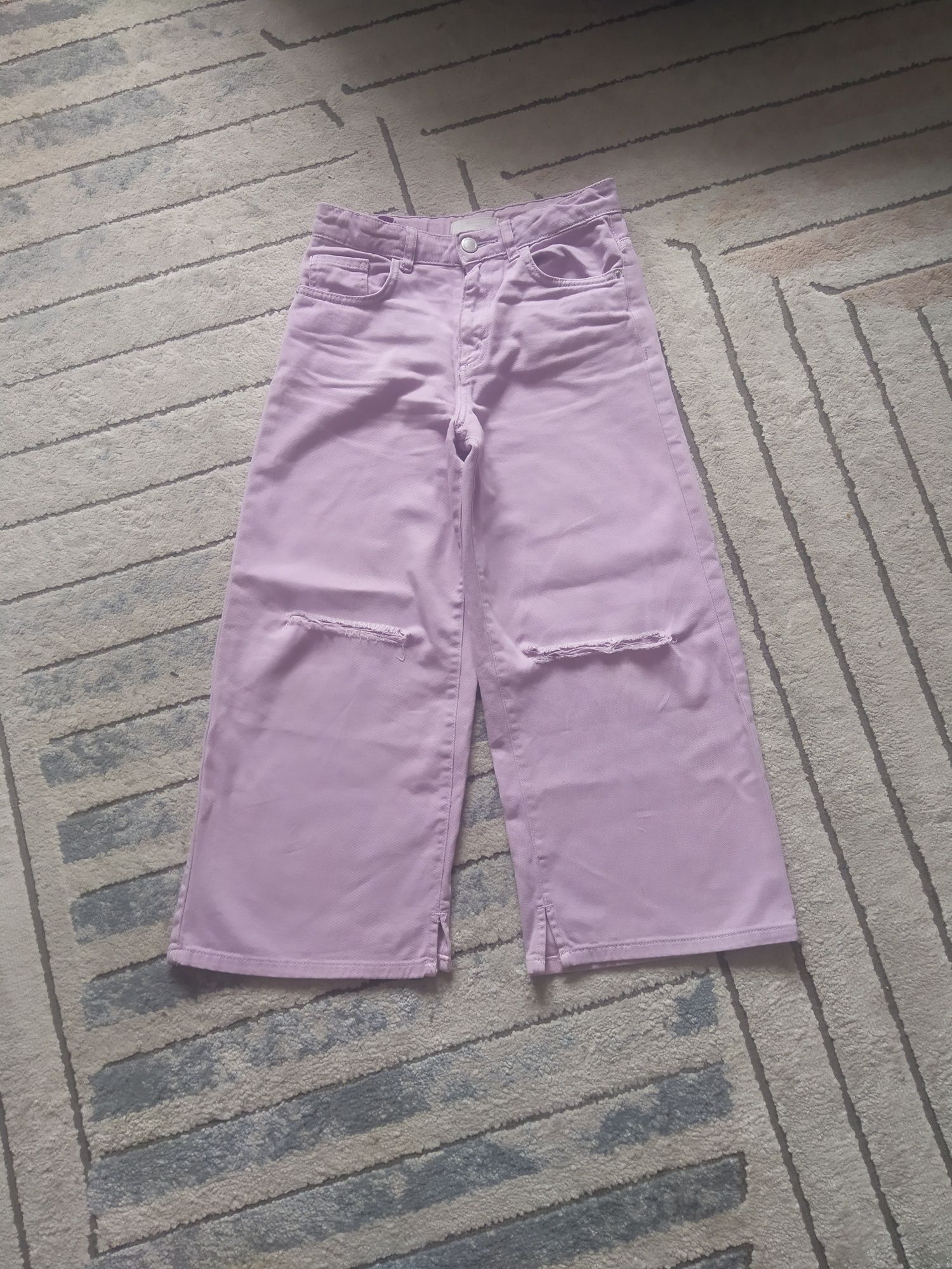 Spodnie jeansowe szerokie Reserved roz 146