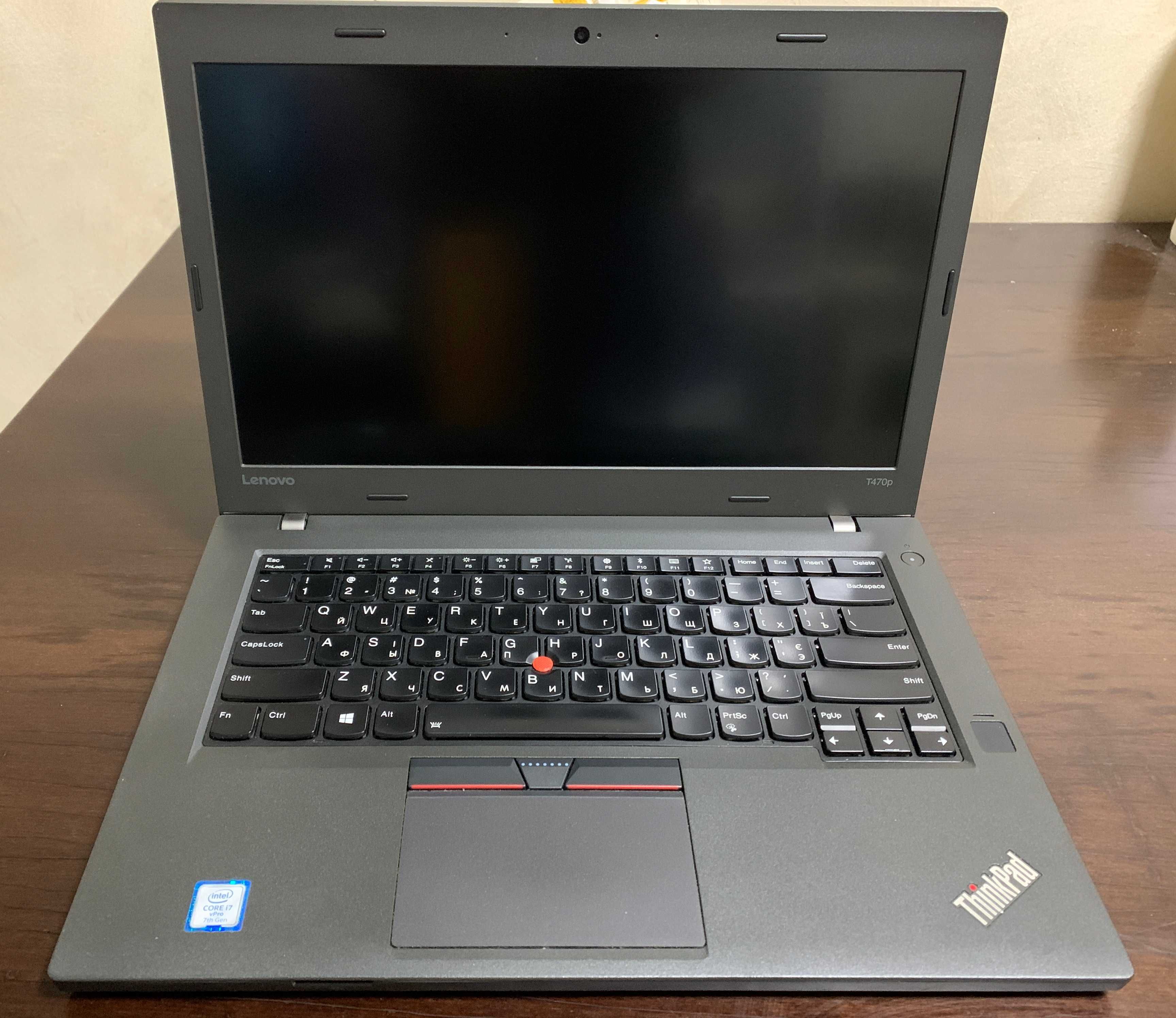 Надійний Lenovo ThinkPad T470p (I7-7820HQ,940MX,16GB Ram,SSDNVME256GB)