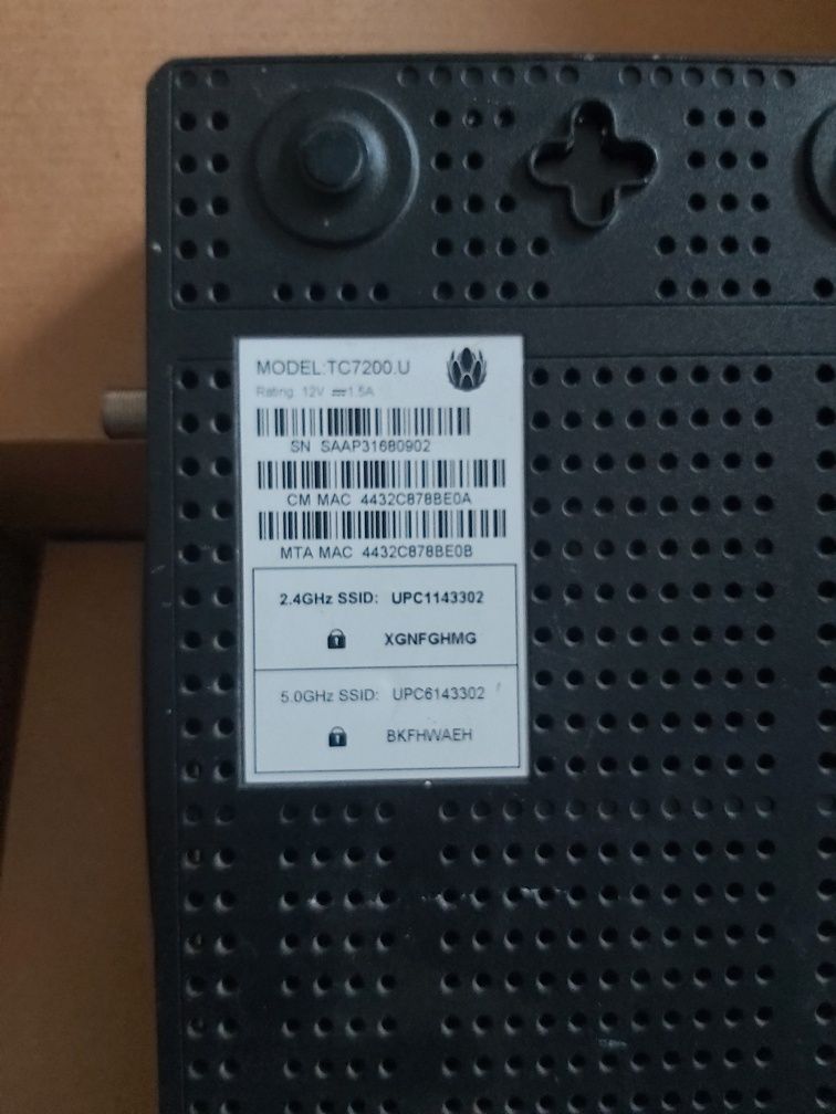Router Technicolor UPC