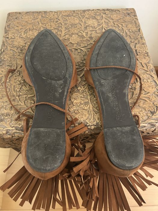 Sapatos camel boho Suitblanco