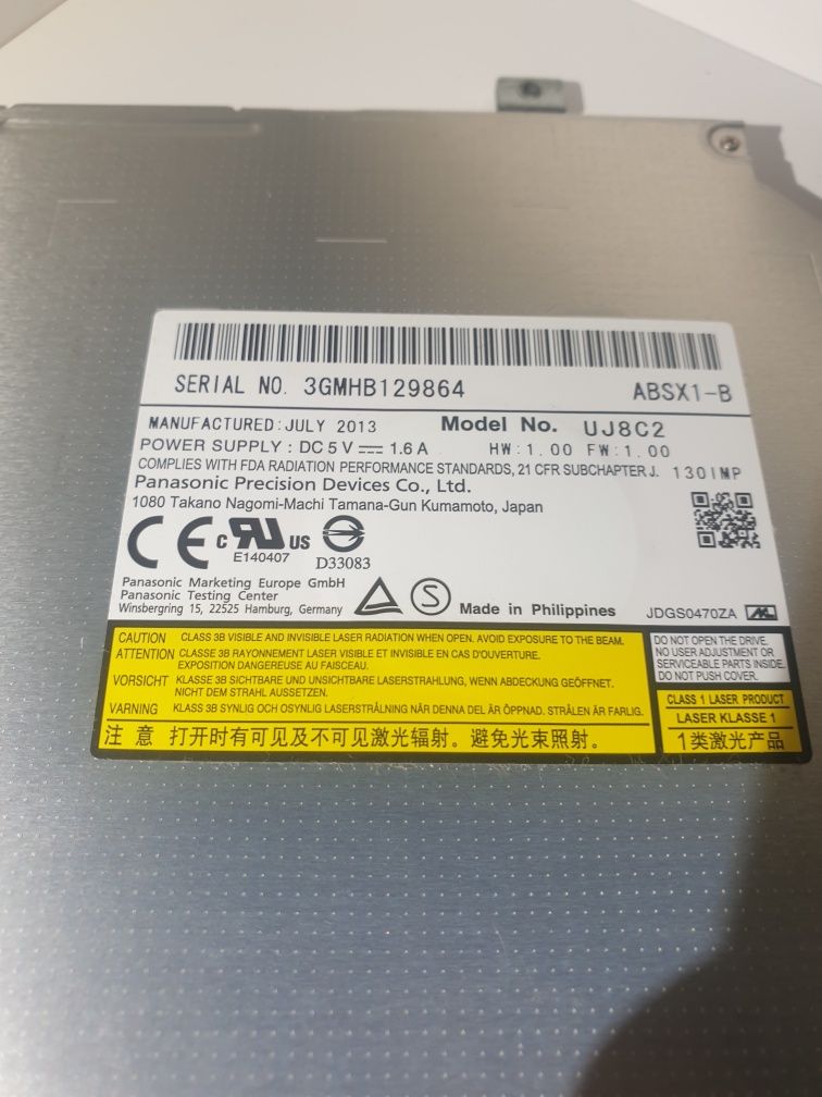 Nagrywarka DVD-RW Panasonic UJ8C2