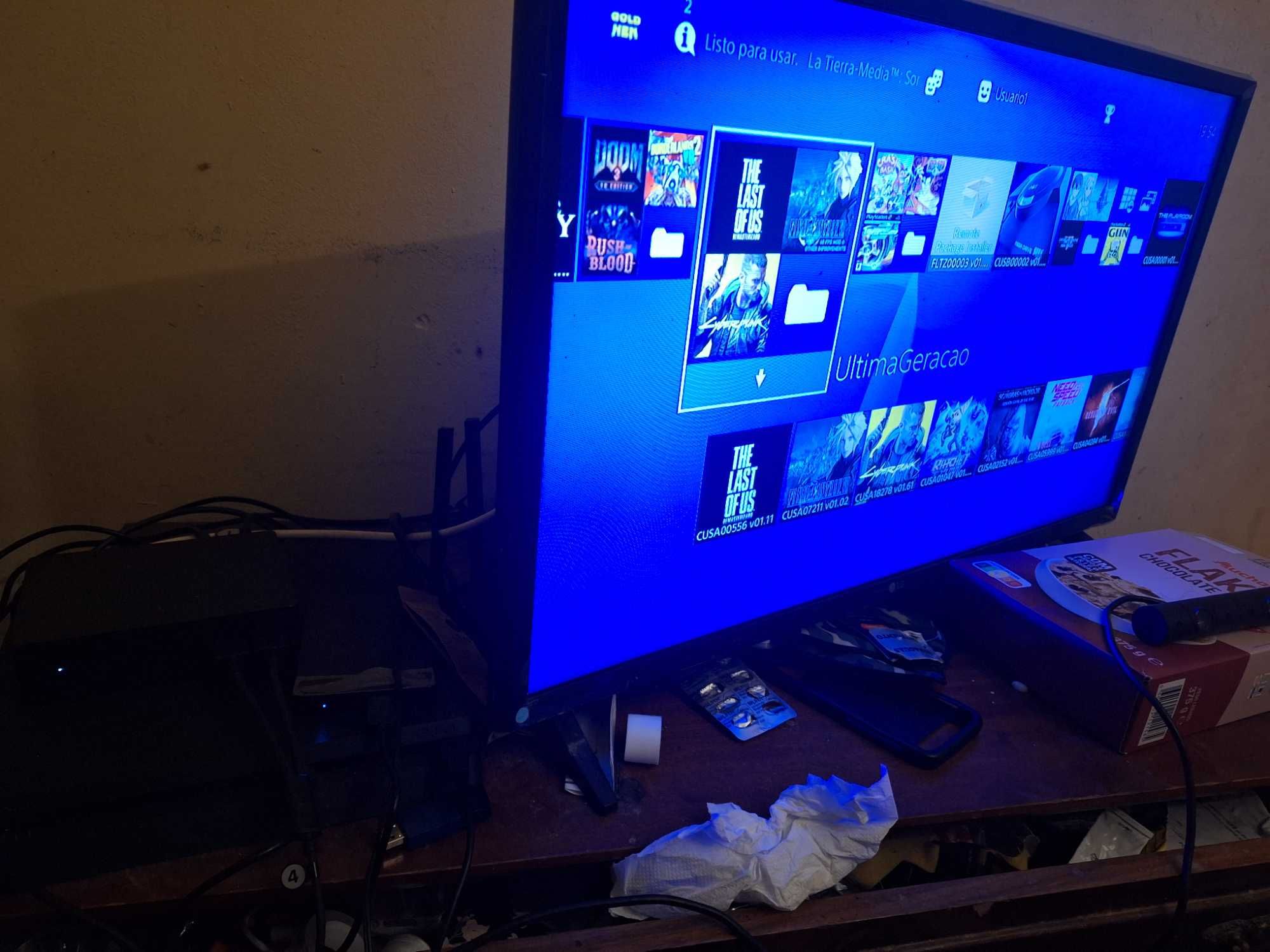 Ps4 slim desbloqueada com caixa