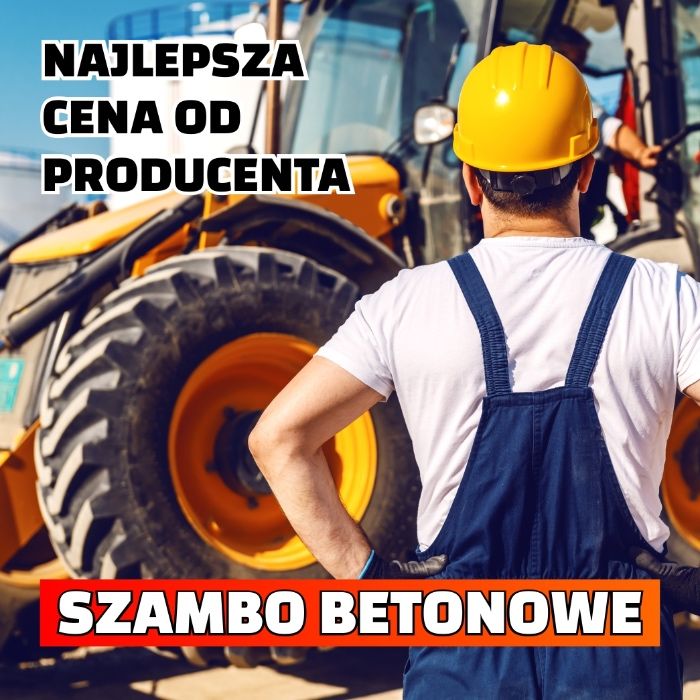 Zbiornik betonowy na deszczówkę wodę opadową Szambo Szamba betonowe