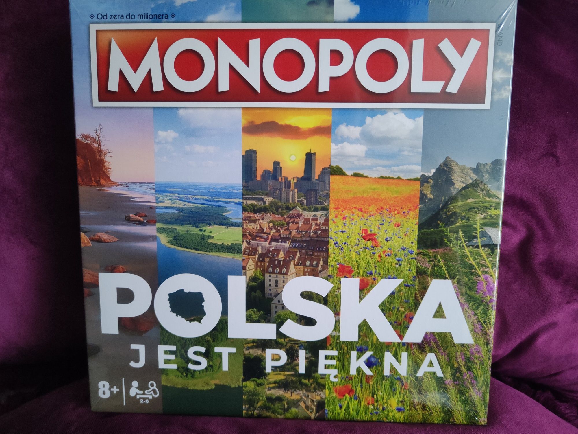 Gra planszowa Monopoly Polska jest piękna 8+ towarzyska 2-6 graczy