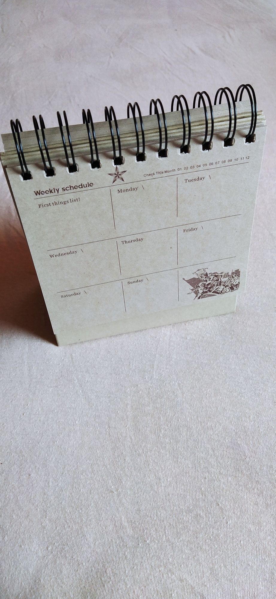 Kalendarz na biurko
