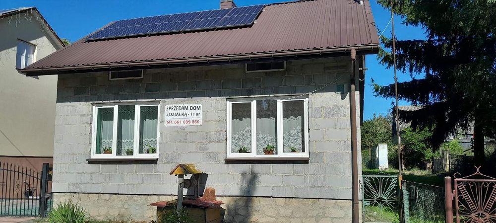 Dom z działką 11 arów