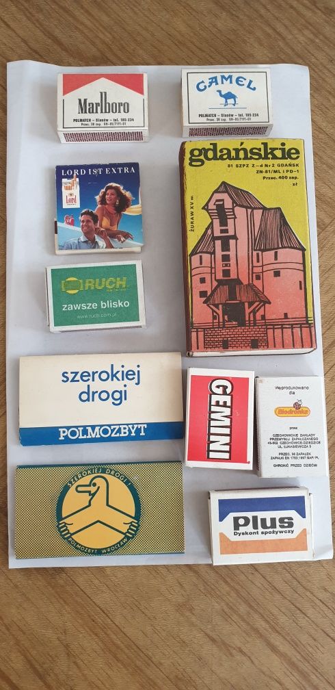 Kolekcjonerskie zapalki polmozbyt szerokiej drogi