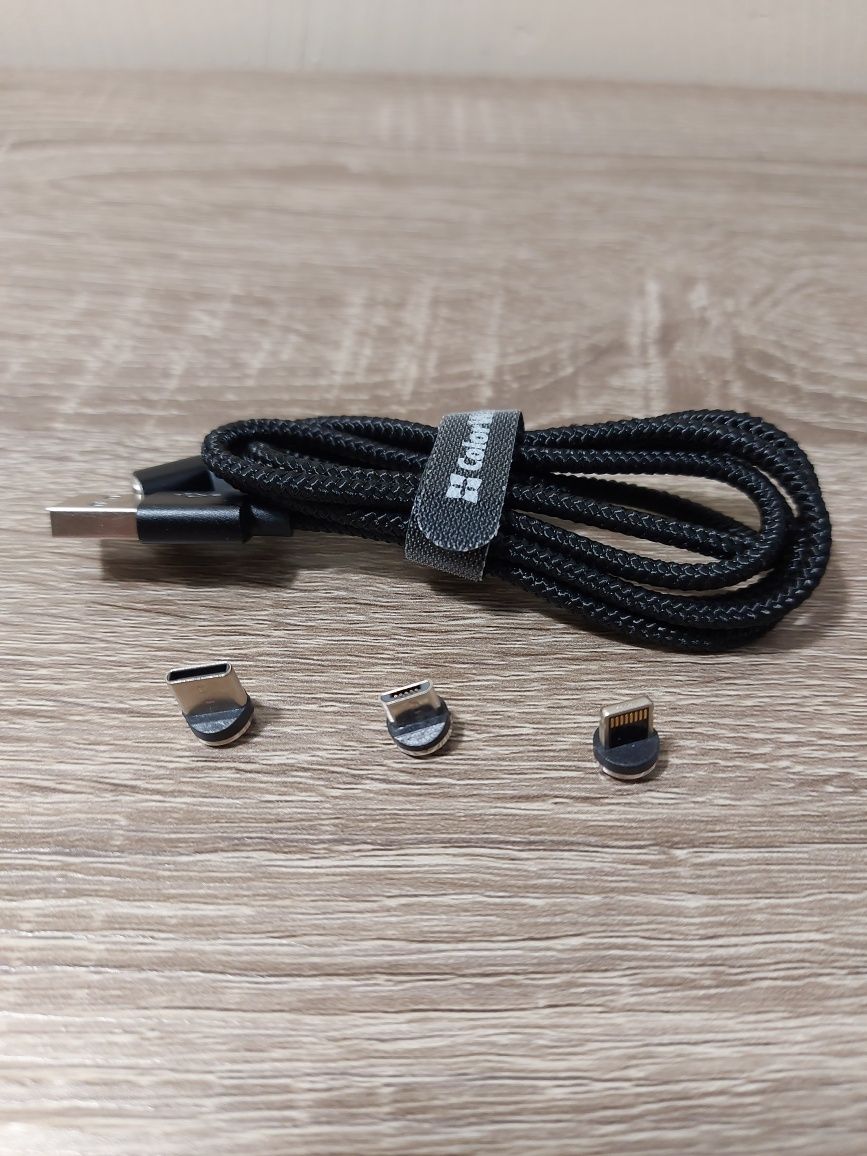 Кабель Lightning / Micro USB / USB Type-C ColorWay 3-in-1 Magnetic