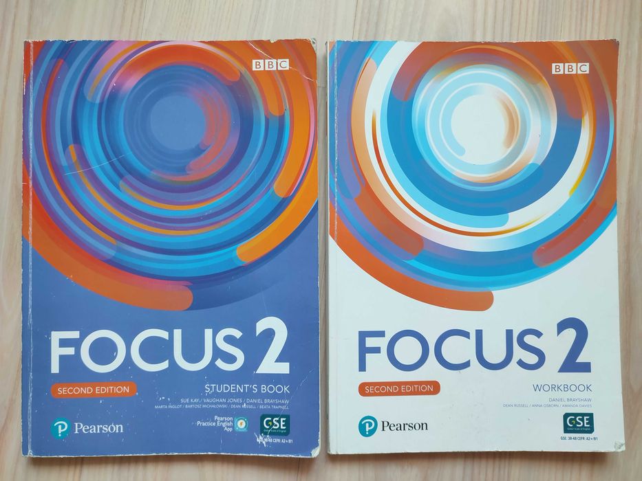 Комплект підручників з англійської мови Focus 2 (підручник + зошит)
