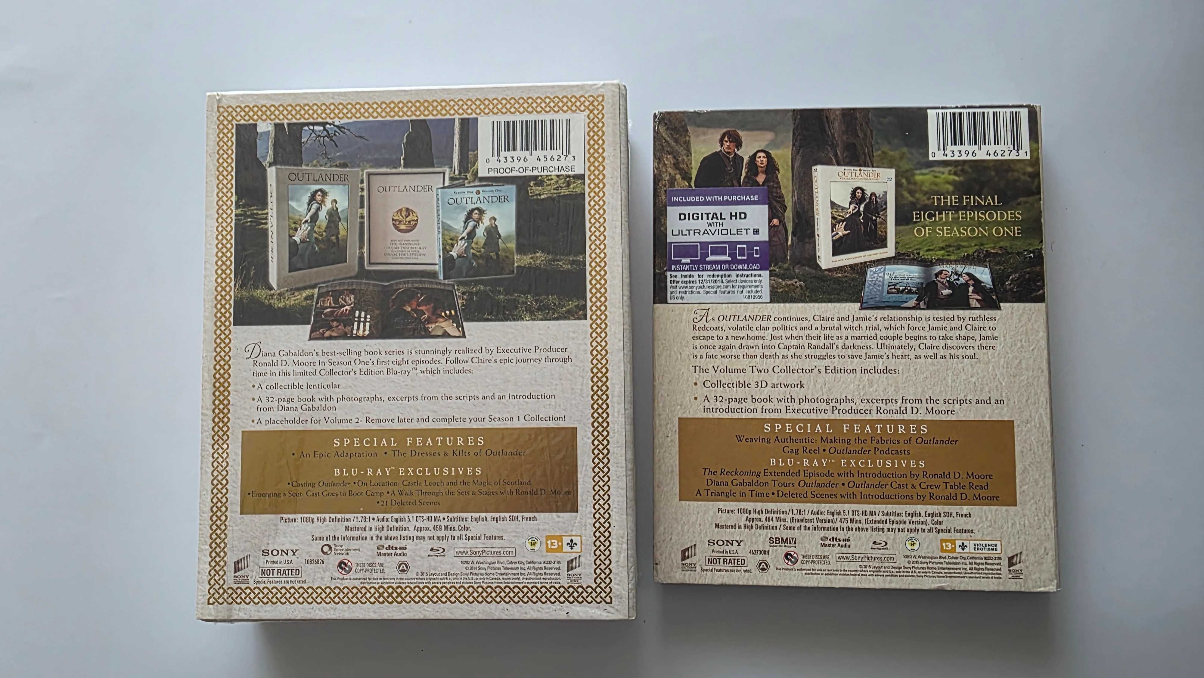 blu ray OUTLANDER sezon 1 PL kolekcjonerska edycja
