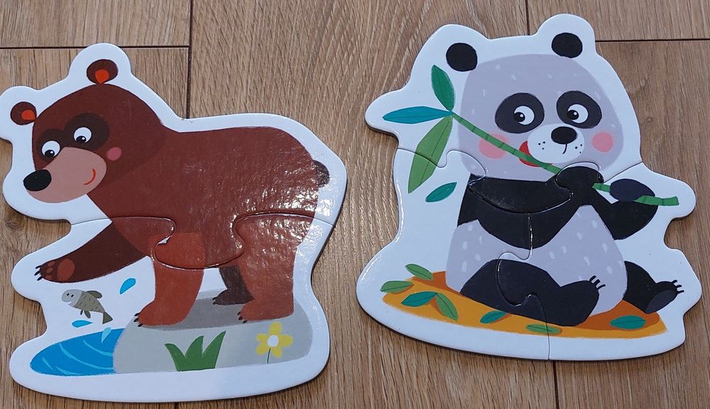 Czuczu gra dla dzieci "Zwierzątka na wsi", Trefl "Moje pierwsze puzzle