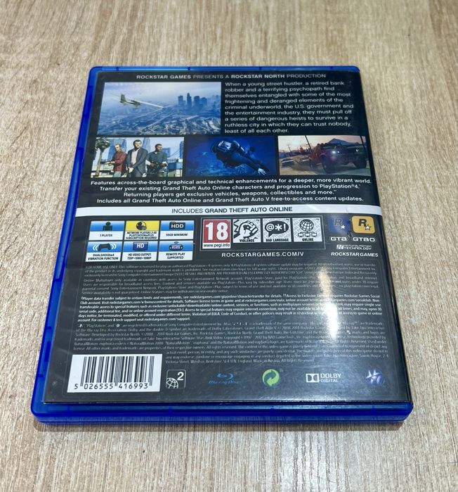 Диск GTA 5 для PS4