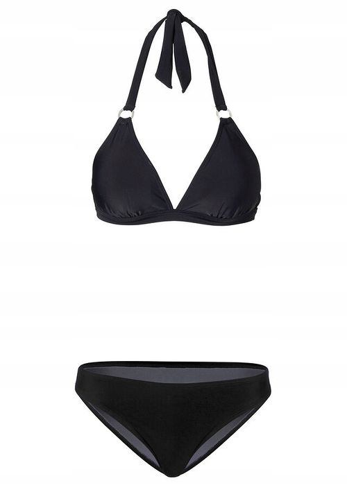B.P.C bikini czarne z trójkątnymi miseczkami i figami ^42