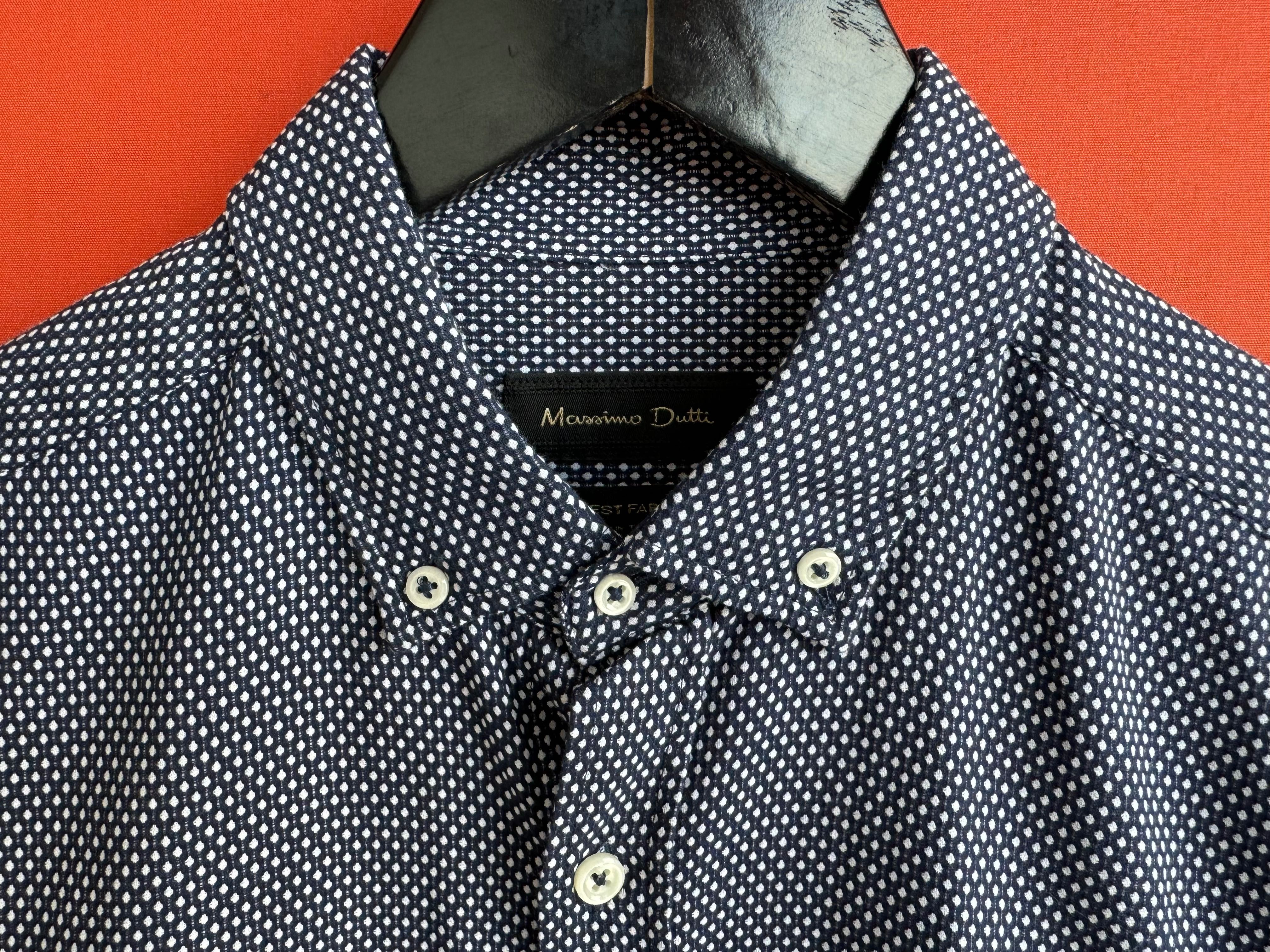Massimo Dutti оригинал мужская рубашка сорочка размер M Б У