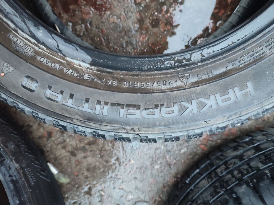 Шини R 16 205/55 Nokian Hakkapeliitta 8 резина зимова колеса зима