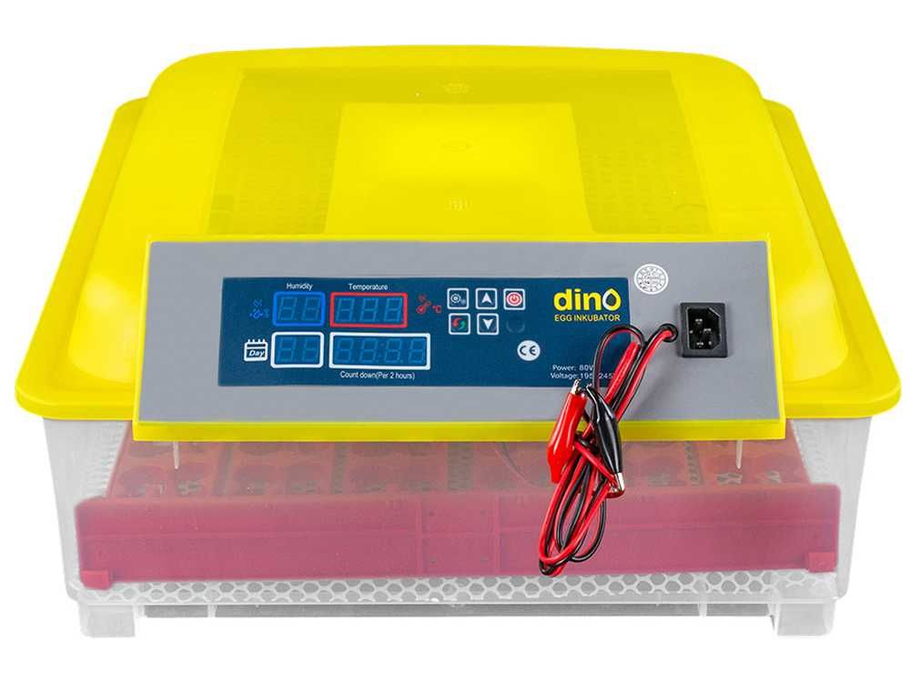 Inkubator Automat DINO 230V / 12V na 56 jaj klujnik wylęgarka +Owoskop