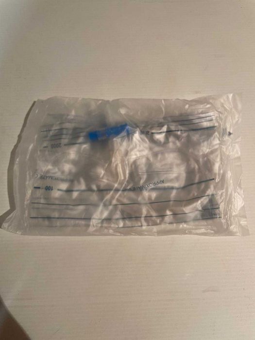 400 Sacos Coletores de Urina 2L – Novos, com Mangueira e Válvula