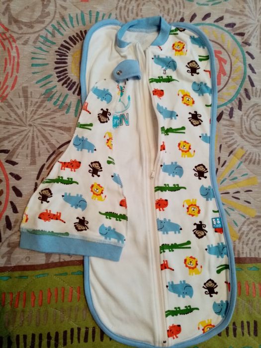 Кокон-пелюшка з шапочкою