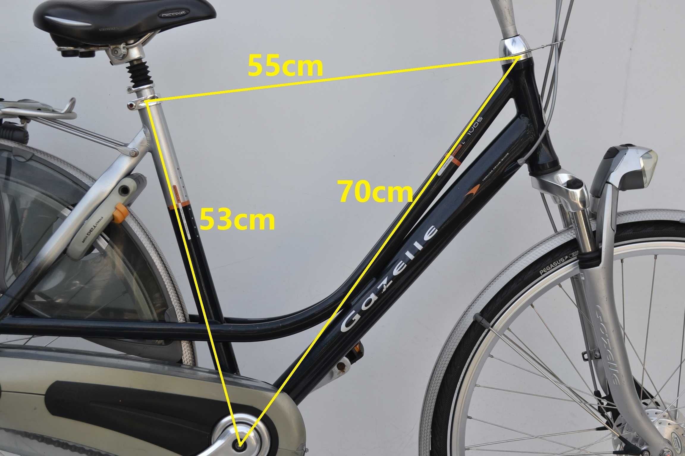 Gazelle Davos 53cm * rower alu miejski holenderski koła 28''