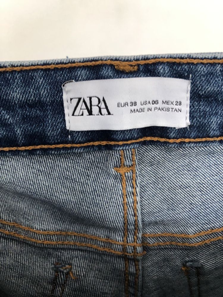 Джинси Zara cropped flare вкорочені