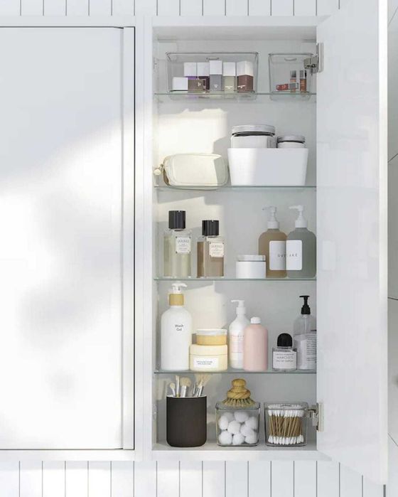 Szafka łazienkowa IKEA ÄNGSJÖN nowe, 2 sztuki, biały połysk, 40x15x95